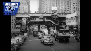 1940s New York City: A Glimpse into Historic Street Scenes and Vehicles by Buyout Footage Historic Film Archive 242 views 3 months ago 8 minutes, 52 seconds