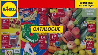Catalogue LIDL du 31 juillet au 6 août