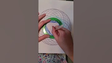 Atomic Nested Orbits Spirograph art #art #spirograph #weavers Circle Light