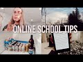 HOW TO STAY MOTIVATED FOR ONLINE SCHOOL | ONLINE SCHOOL VLOG