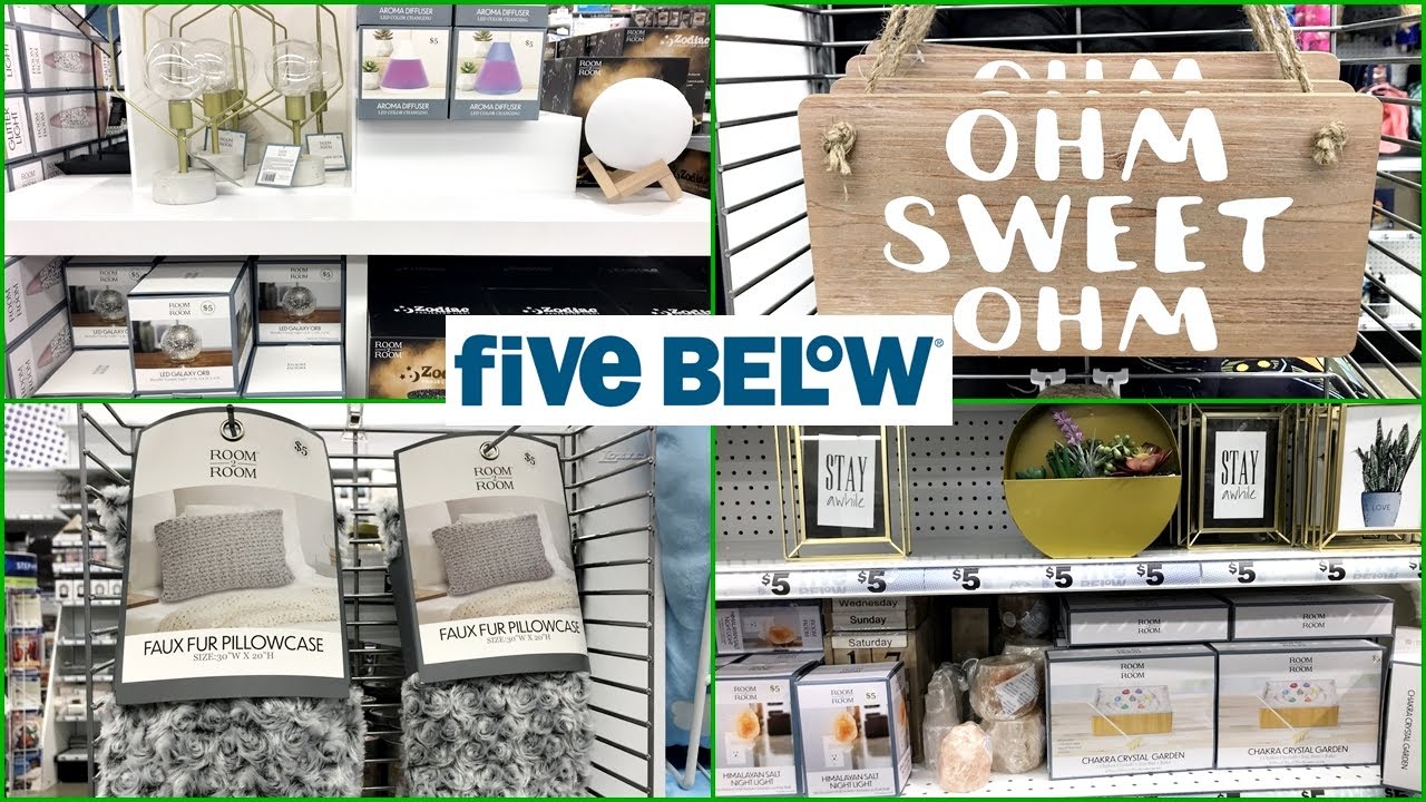 FIVE BELOW SHOP WITH ME 2020 HOME DECOR ROOM DECOR - YouTube