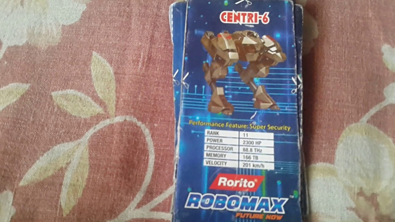 Robomax card collection - YouTube
