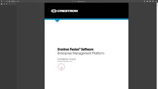 CTI | Crestron Fusion Installation and Configuration: Understanding the Requirement & Configuration