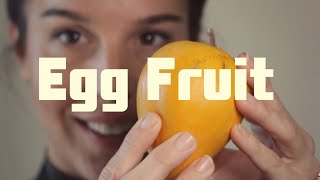 Egg Fruit Taste Test | Yellow Sapote