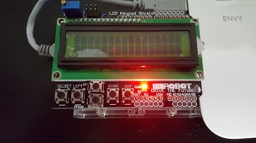 Arduino ESP8266 WiFi Shield + LCD Keypad Shield (Part1)