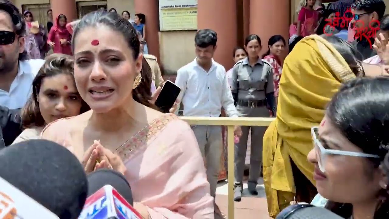 Kajol Visits Dakshineswar Kali Temple | Calls 'Maa' Her Strongest Role Yet