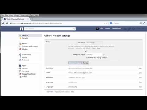 Video: Kaip Pakeisti „Facebook“vardą
