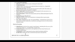 Ransomeware Table Top Exercise on Insider Threat