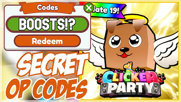 !NEW! (2022) 🔥 Roblox Clicker Party Simulator Codes 🔥 ALL *SUPER REBIRTH* CODES!