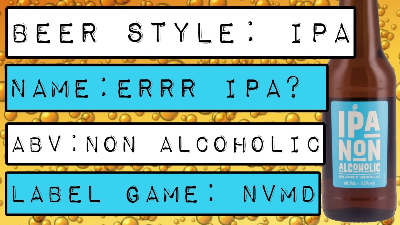 Lidl Alcohol free craft beer. My View on this Brew... & whatever that