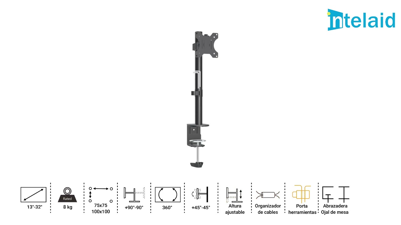 Soporte para Monitor Articulado EVL para Pantallas de 13 a 32