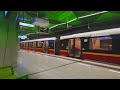 Poland, Warsaw, metro ride from Młynów to Księcia Janusza