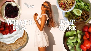 WHAT I EAT IN A WEEK *as a vegan nutritionist student*