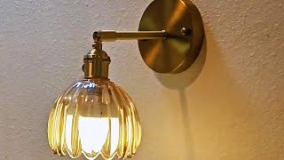 Vintage Charm Meets Modern Style: Shenmoyl Tulip Wall Sconce