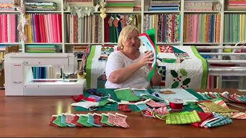 How to make Christmas stocking quickly.  You will love this technique!
