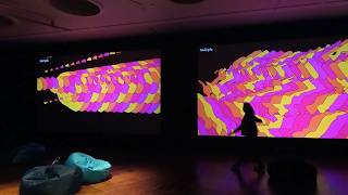 Microworld Wolves by Genetic Moo | Interactive Art Exhibition 2023