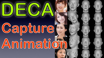 DECA  Detailed Expression Capture and Animation / google colaboratory / python tutorial