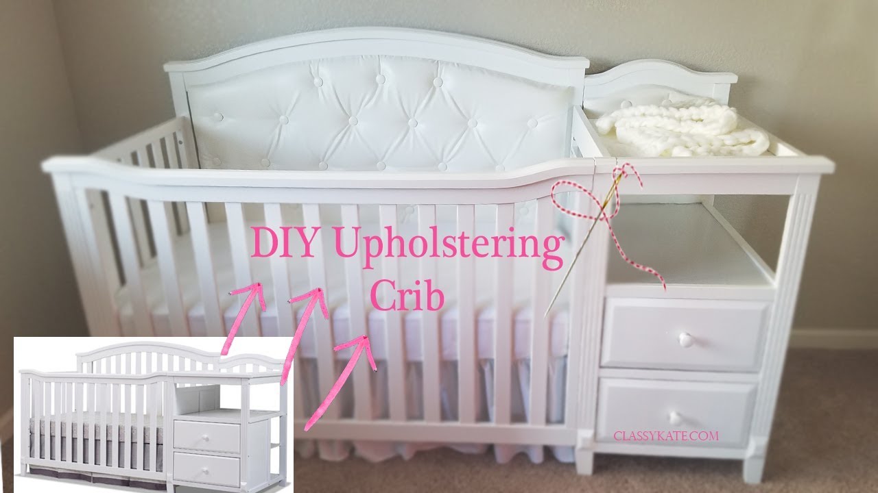 Diy Upholstering Tufting Baby Crib, Crib Headboard Pillow