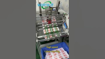 Label paper counting machine with high speed to improve efficiency