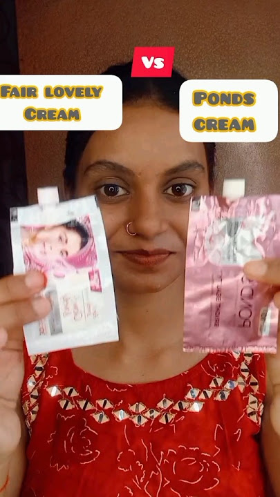 😱fair lovely Cream vs ponds cream. #cream#face #facecare #trending#new  #skincare #youtube #viral