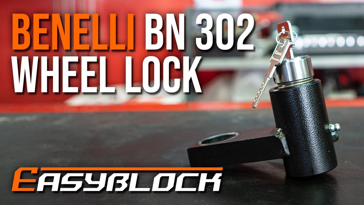 Benelli BN 302 EasyBlock Scooter Wheel Lock Installation Video 🔒