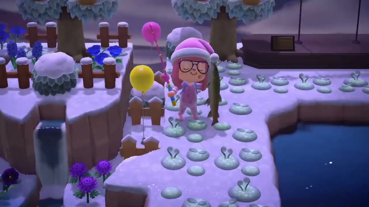 💡Tips: Animal Crossing Stringfish 🎣 Cliff Top River & 100 Minimum Fish Caught • 