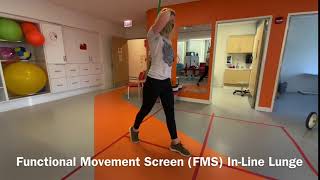Module 2 Discussion: Functional Movement Screen (FMS) In-Line Lunge