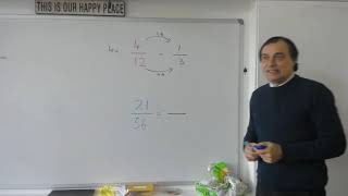 Cancelling down fractions
