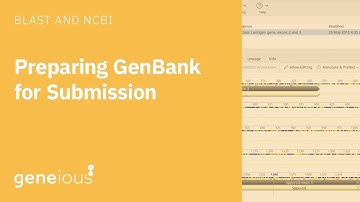 Prepare Sequences for GenBank Submission with Geneious Prime