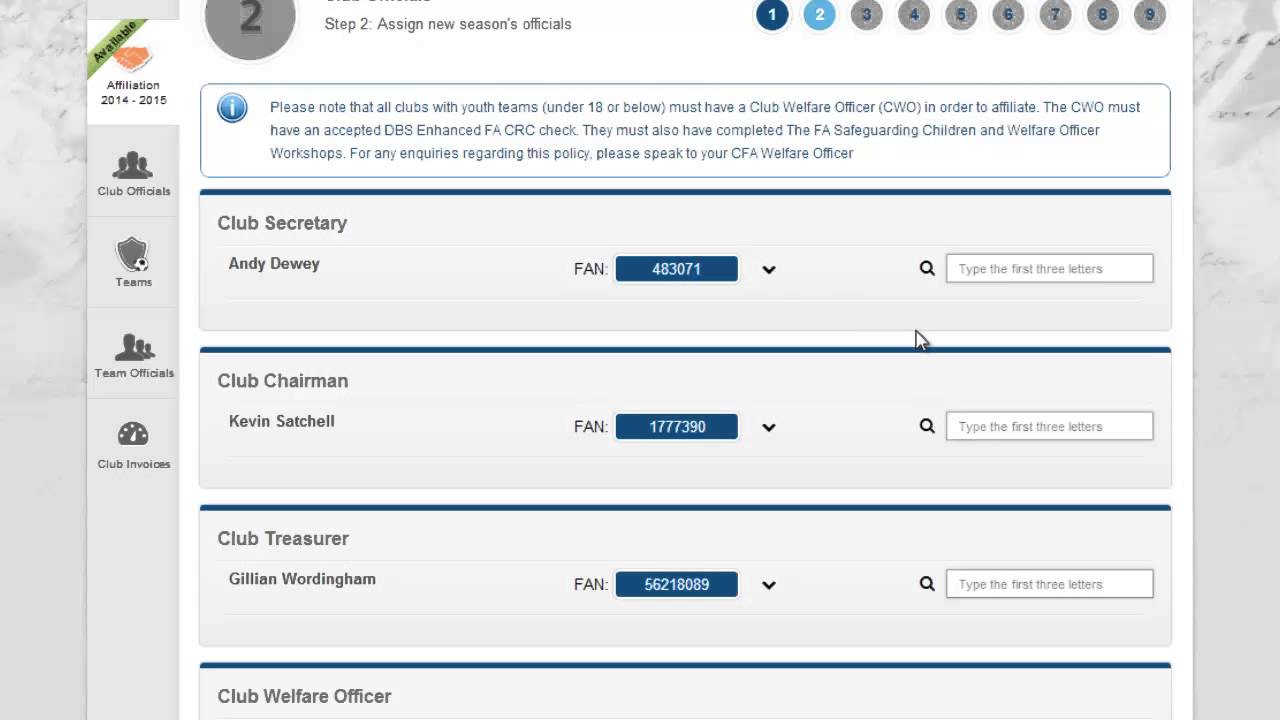 How To: Affiliate your club using the WGS