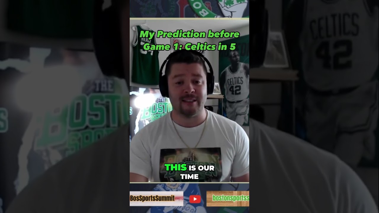 My NBA Finals Prediction: Celtics in 5! #Celtics #NBAFinals #BostonCeltics #NBA