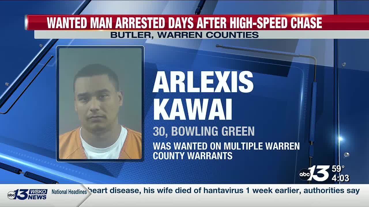 Wanted Bowling Green man arrested after multi-county high-speed chase ...