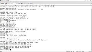 Ruckus ICX Recovery  Load boot code from boot monitor