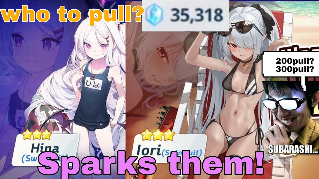 [Blue Archive] Swimsuit Hina and Swimsuit Iori LIMITED BANNER GACHA!