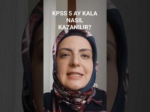 Sınava az kala nasıl kazanılır #kpss2024 #kpss