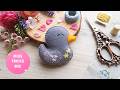 Embroidered Felt Duckling Sewing Tutorial | Felt Craft | Spring Sewing Project #sewing #feltcrafts