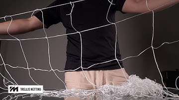 Mogobe 5x15 ft. Polyester Plant Trellis Netting, Hydroponics Grow Net