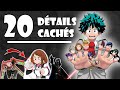 20 dtails cachs dans my hero academia