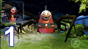 Horror Charlie Spider Train - Gameplay Walkthrough Part 1 - Tutorial (Android, iOS)