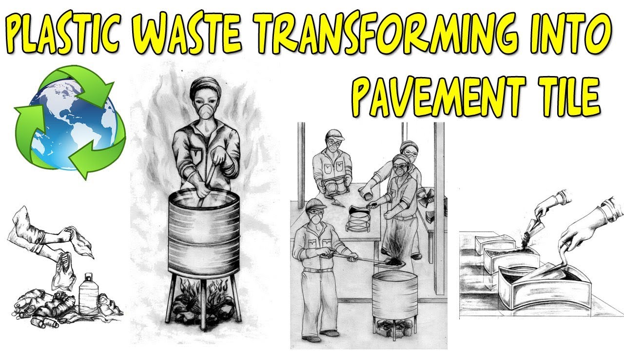 Pavement tile from plastic waste YouTube