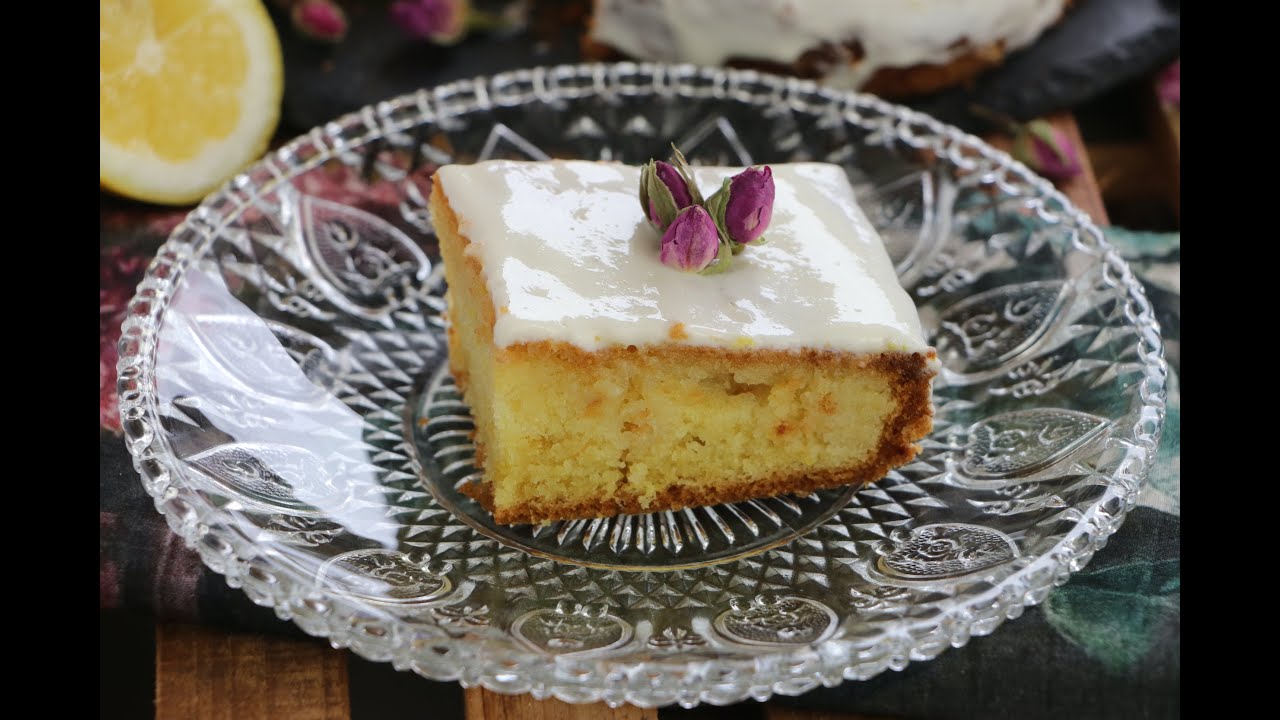 Lemon-Rose Water Cake!!
