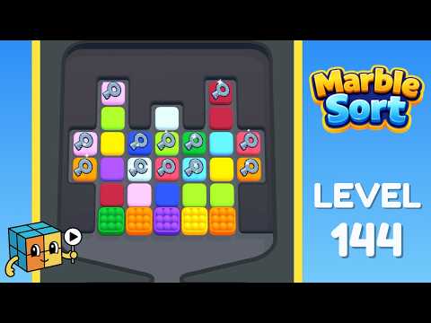 Marble Sort level 144 walkthrough video cover