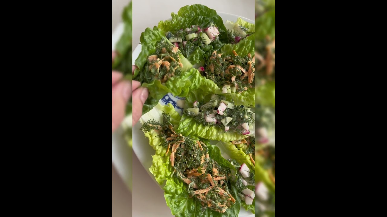 Добавляем в рацион овощи и травы. Хрустящие лодочки.