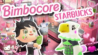 Building Bimbocore Starbucks Because I Can | ACNH