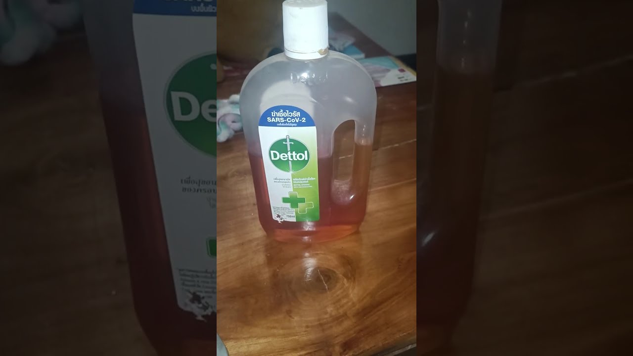 น้ำยาฆ่าเชื้อไวรัส ตรา Dettol ยี่ห้อ เดทตอล 📌ลิ้งค์พิกัดสินค้า📍อยู่ใต้คลิป ในคำอธิบาย