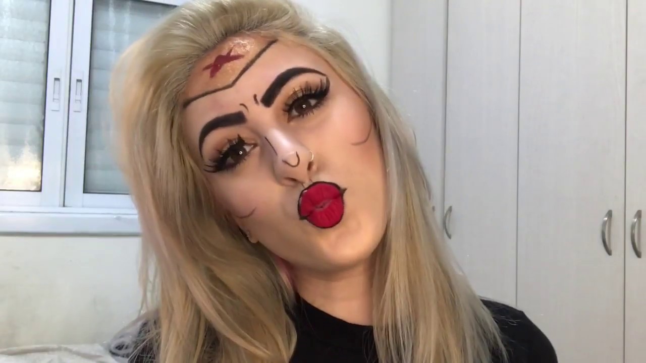 אי-פורים איפור של וונדר וומן 🙌🏼