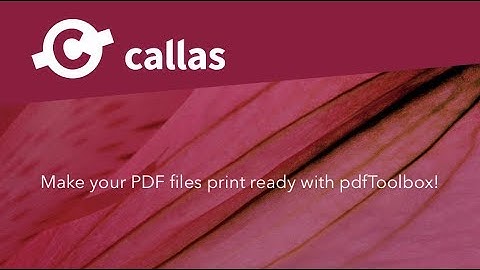 Make your PDF files print ready with pdfToolbox!
