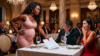 Millionaire Caught Cheating—His Pregnant Wife Arrived with Divorce Papers in Front of the Mistress