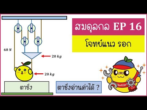 ฟิสิกส์ - สมดุลกล ( Ep16) : โจทย์แนวรอก