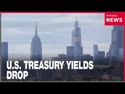 U.S. 10-year Treasury yield falls below 5% as investors seek safety